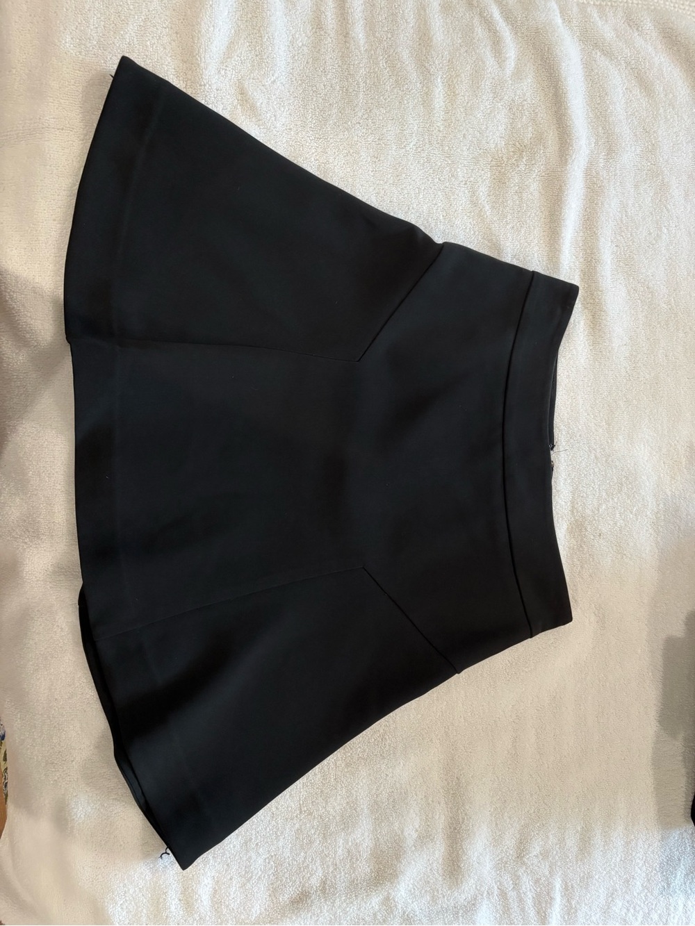 Express Black A-Line Mini Skirt